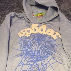 Spider Hoodie Blue Sp5der